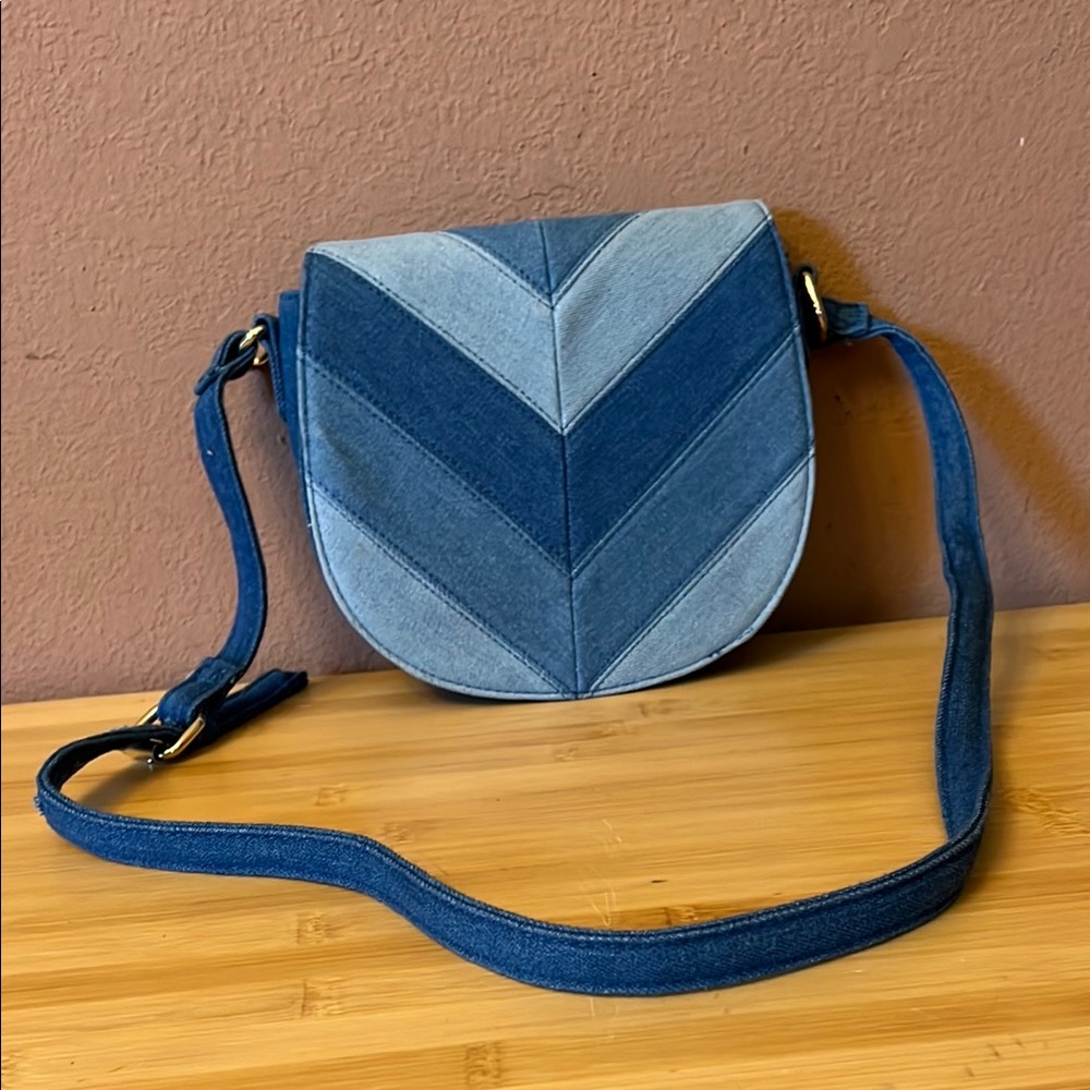 Denim Crossbody Bag